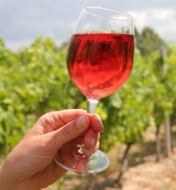 verre de vin rosé